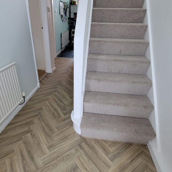 Hallway vinyl flooring
